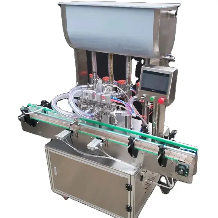 Automatic Bottle Syrup Liquid Powder Filling Sealing And Capping Machine Paste Oral Liquid Filling Machine