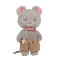 Peluche Mignonne Souris-Ours en Peluche Adorable Coussin Doux 31-50cm Rembourré en Fibre de Polyester pour l'Heure du Coucher, Parfait Cadeau d'Anniversaire