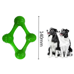 Jouet à mâcher pour chien en nylon durable, 140 mm, vert, taille moyenne, jouets à mâcher pour animaux de compagnie - Product Image 1