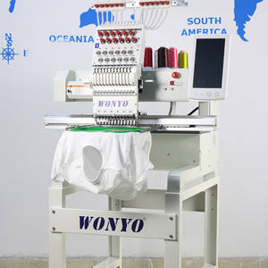 Cheap Wonyo <strong>1</strong> Head Monograming Computerized Towel Embroidery Machine for Embroidery Caps <strong>and</strong> <strong>Shirts</strong> - Product Image 4