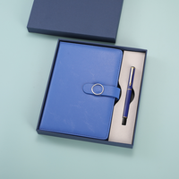 Ensemble bloc-notes A5 finition mate et stylo roller, coffret cadeau de papeterie moderne pour kit de bienvenue des employés