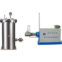 Pompe de remplissage de CO2 liquide cryogénique utilisée par station-service industrielle spécialisée pour le ravitaillement stationnaire