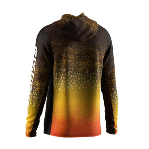 Camiseta Moderna para Hombre con Protección Solar UPF100+, Diseño de Capucha Cruzada, Zona de Malla Transpirable para Clima Cálido - Product Image 4