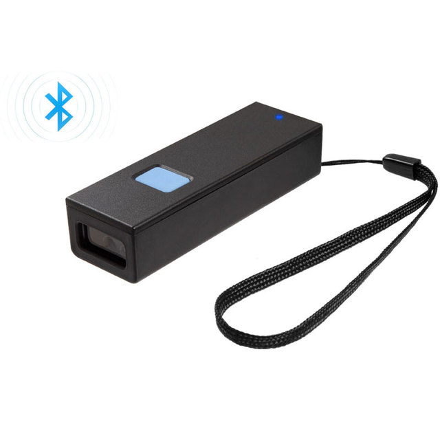 Pocket Size M2C Mini 1D CCD Bar Code Reader 2D QR Code  M2D  Blue Tooth Wireless Barcode Scanner for PDF417 Express Logistic