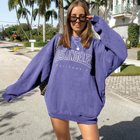 2022 Luxe Sweatshirt Oversized Stijl Gedrukt Met Lange Mouwen Crewneck Sweatshirt Voor Vrouwen Dames Sweatshirt