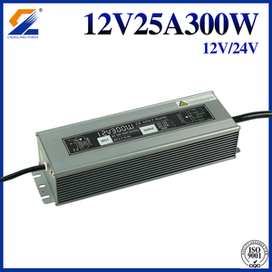 110V/220V AC DC 300W <span class=keywords><strong>12V</strong></span> 25A <span class=keywords><strong>LED</strong></span> không thấm nước cung cấp điện điện áp thấp cảnh quan chiếu sáng biến áp 24V 5 AMP cung cấp điện - Product Image 2