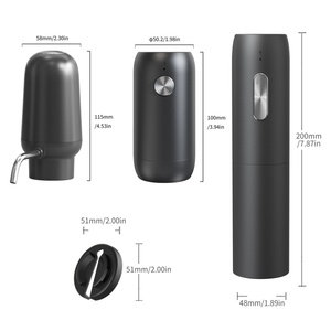 Ensemble d'accessoires pour le vin portables faciles à ouvrir, ouvre-bouteille automatique, ouvre-bouteille électrique, ouvre-bouteille automatique rechargeable - Product Image 4
