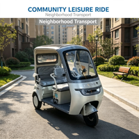 Tricycle électrique à trois roues pour adultes, à carrosserie ouverte, vente directe d'usine