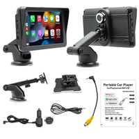 Écran carplay 7 pouces lecteur de voiture 1080P avec caméra écran portable facile à installer pour écran de moniteur de voiture dvr de voiture