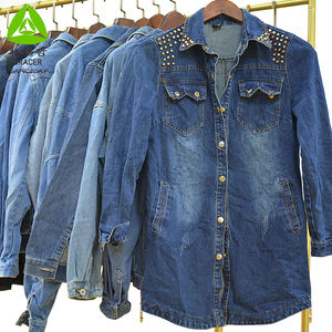 Giacche in Denim di Alta Qualità per Uomo e <span class=keywords><strong>Donna</strong></span>, Abbigliamento Usato in Balle da 45kg - Product Image 2