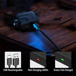 Torcia Tattica LED Combo con Raggio Blu, Rosso e Verde, Batteria Ricaricabile USB, 800 Lumen, Distanza del Fascio 160m - Product Image 5