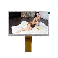 Écran tactile résistif haute luminosité, module d'écran LCD TFT de 7 pouces avec rétroéclairage LED normalement noir et blanc