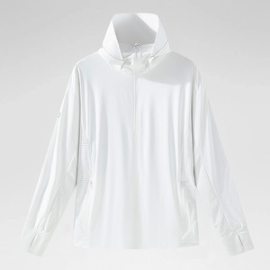 เสื้อแจ็คเก็ตป้องกันแสงแดด Lu Tu UPF50+ น้ำหนักเบา ผ้าไหมน้ำแข็ง เสื้อกันลมสำหรับกิจกรรมกลางแจ้ง เดินป่า ปีนเขา ตั้งแคมป์ สีพื้น ไซส์ L XL - Product Image 2