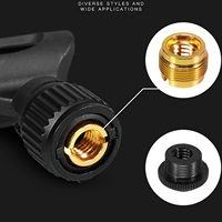 GAZ-MH06 Bonne Qualité Noir Clip Fabricants Support de Microphone Clip Pour Filaire/Wiredless Microphones Accessoires