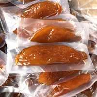 Patate douce séchée MD36, chair jaune pelée, sans additif, saveur originale, emballée individuellement sous film plastique transparent