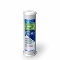 Filter katrij air cangkang kelapa 20 "diaktifkan CTO/Filter karbon PP GAC CTO Filter katrij membran RO