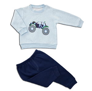 Ropa de alta calidad para bebé, conjunto de invierno, camiseta de manga larga, pantalones de arbusto, 2 piezas - Product Image 1