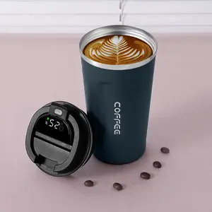 Taza de café inteligente para coche, control de temperatura, novedad de 2023