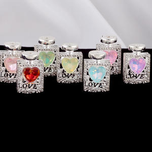 2025 vente chaude amour strass cristal coeur parfumé forme perles pour stylos bijoux à bricoler soi-même téléphone chaînes accessoires - Product Image 2