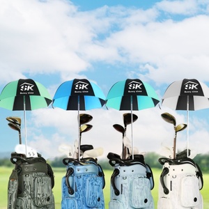 Windproof Design 16 Inches *8K Pongee Fabric Stay Durable Golf Bag <b>Umbrella</b> for Clubs Protection - Product Image 1