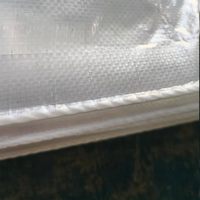 Bâche en plastique transparente imperméable avec revêtement occultant pour serre, balcon, protection contre la pluie, utilisation extérieure