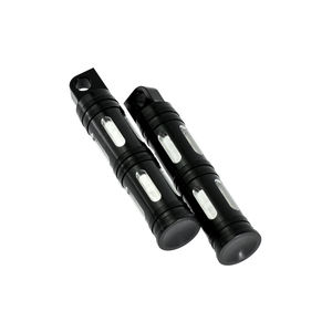 Reposapiés Delantero y Trasero para Motocicleta, Pedal Negro/Cromado para <span class=keywords><strong>Harley</strong></span> Sportster 883 <span class=keywords><strong>1200</strong></span> XL Touring Road Glide Dyna Fatboy V-<span class=keywords><strong>Rod</strong></span> - Product Image 5