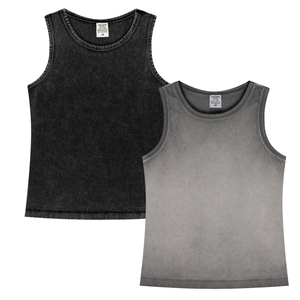 Débardeurs pour hommes de haute qualité, coupe classique, 100% coton, respirants, décontractés, vêtements d'été pour hommes, logo personnalisé - Product Image 2