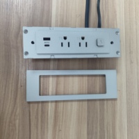 Stop Kontak, Soket Listrik, Dua Stop Kontak, Dilengkapi Saklar Daya, Cocok untuk Berbagai Situasi. Dua Port USB