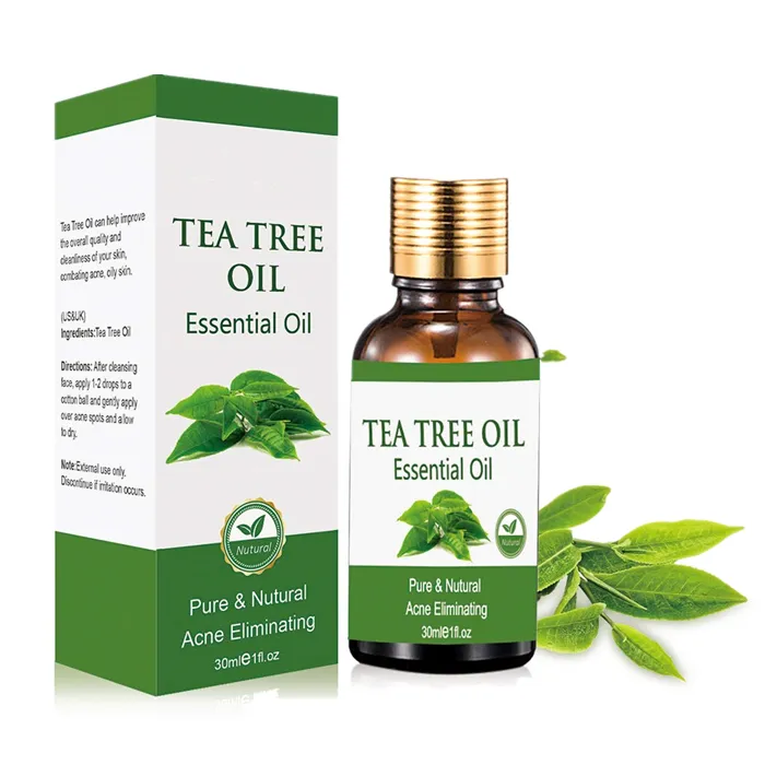 OEM Pure 100% Bio-Akne zur Beseitigung von ätherischem Teebaumöl