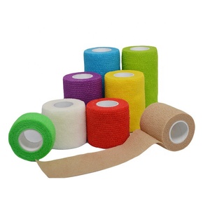 Hersteller Gratisprobe Kohäsive Bandage Pferdezubehör Flexibler Elastischer Veterinärverband Huf-Kohäsivband - Product Image 2