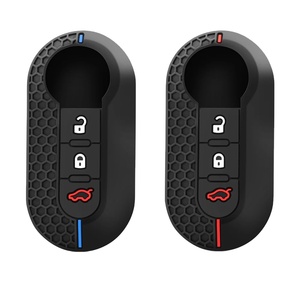Custodia per chiave in Silicone per <span class=keywords><strong>Fiat</strong></span> Palio 500 Panda <span class=keywords><strong>Punto</strong></span> attraente Lancia Musa <span class=keywords><strong>Grande</strong></span> 500L Ducato portachiavi portachiavi per <span class=keywords><strong>auto</strong></span> - Product Image 2