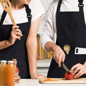 CHANGRONG <span class=keywords><strong>Tablier</strong></span> de cuisine sans manches de <span class=keywords><strong>chef</strong></span> adulte résistant aux gouttes d'eau noir personnalisé pour boulangers - Product Image 5
