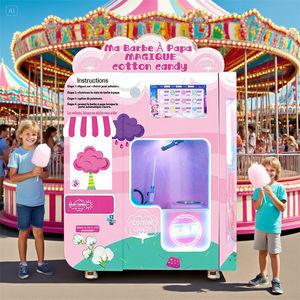 Fabricante de azúcar profesional que funciona con monedas Máquina de algodón de azúcar de flores más vendida - Product Image 1