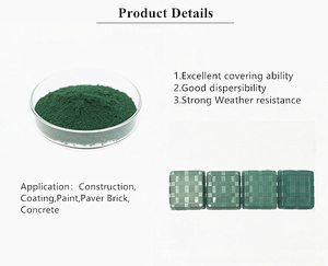 Fabricantes de óxido de hierro pigmento verde cemento hormigón revestimiento colorante en polvo - Product Image 3