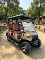 Voiturette de golf électrique à longue autonomie, recharge rapide, pour les centres de villégiature, navette quotidienne, utilisation hors route publique, homologuée DOT CE EEC