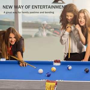 Portable intérieur MDF piscine <span class=keywords><strong>billard</strong></span> et table de <span class=keywords><strong>billard</strong></span> ensemble pliable pieds en acier coins pour enfants et adultes pour un usage domestique - Product Image 6