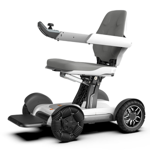 Silla de ruedas inteligente de aleación de aluminio con capacidad de carga de 120 kg, potente y resistente para usuarios con mayor demanda, con batería de litio extraíble. - Product Image 3