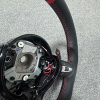 Volant en cuir et fibre de carbone pour BMW F30 F10 F20 M3 F82 M4 M5 F12 F13 M6 F01 F21 F52 F40 F22 F23 F44 F45 F46 F91 F92