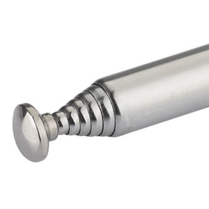 Antenne télescopique à 3 sections la plus vendue, mât de 28 cm avec vis à filetage mâle M4, omnidirectionnelle, impédance 50 Ohm - Product Image 6