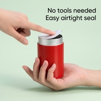 Boîtes à thé en métal scellées en gros, petites boîtes vides pour emballage de thé, boîte cadeau, logo personnalisé