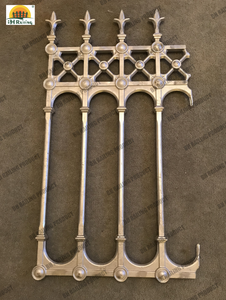 Hàng Rào Nhôm Đúc Trang Trí Thiết Kế Phổ Biến Và Cổng Hàng Rào Trang Trí Cổng Hàng Rào Bằng Gang Đúc - Product Image 6