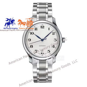 Reloj de Pulsera Mecánico Automático de Lujo para Hombre Longnes, Completamente en Acero Inoxidable, Esfera Gris Diamante, Doble Resistencia al Agua, Movimiento Citizen - Product Image 5