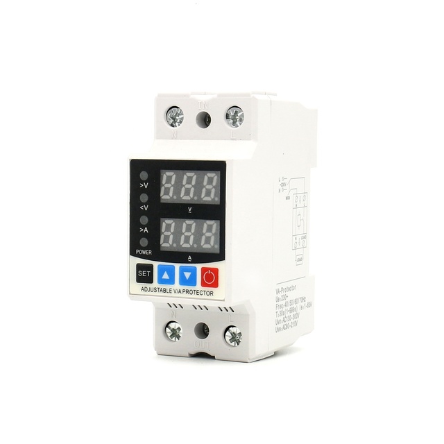 220V 63A Single Phase Adjustable Over and Under Voltage Protector