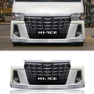 Kit de conversión de parachoques delantero y trasero de cuerpo ancho de alta calidad para Toyota <span class=keywords><strong>Hiace</strong></span> 200 2014 2015 <span class=keywords><strong>2016</strong></span> 2017 2018 2019 - Product Image 1