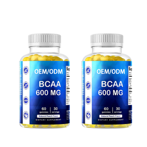 תוסף תזונה טבעוני של חומצות אמינו מסועפות (BCAA) בצורת גומי, מותג פרטי בהתאמה אישית, מבוסס פקטין, תוסף תזונה בריא. - Product Image 2