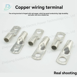 JG Automotive <span class=keywords><strong>Connector</strong></span> Terminal Rohr draht Batterie kabel Schweiß ring Nicht isoliertes kupfer beschichtetes Crimp kabel Aluminium - Product Image 4