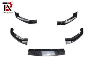 Para <span class=keywords><strong>BMW</strong></span> 5 Series G30 G31 G38 <span class=keywords><strong>520i</strong></span> 530i 540i <span class=keywords><strong>m</strong></span>-<span class=keywords><strong>sport</strong></span> Pre fibra de carbono divisor de labios delantero nuevo Material plástico - Product Image 4