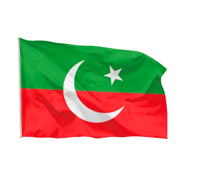 Banderoles promotionnelles en gros, design de logo personnalisé de haute qualité, drapeaux rouge, blanc, vert, toutes tailles, 3x5 pieds