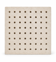 Plaque de four carrée perforée en mullite réfractaire, étagère de ventilation haute température pour la cuisson industrielle de la céramique et la découpe