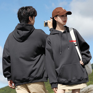 Sudadera de talla grande para hombre, sudaderas con capucha, jersey de lana de peso pesado, sudaderas con cordón, sudaderas con capucha Unisex en blanco de gran tamaño, logotipo personalizado - Product Image 1